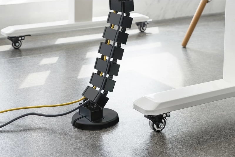 Aksesor kabllosh Digitus DA-90505, tabaka fleksibile, 130 cm, ABS/metal, e zezë