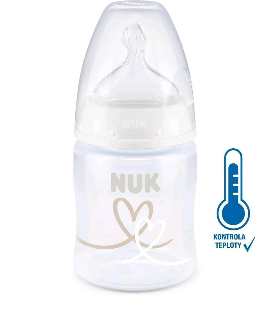 Biberon NUK First Choice Temperature Control 150 ml 0-6 muaj M bardhë