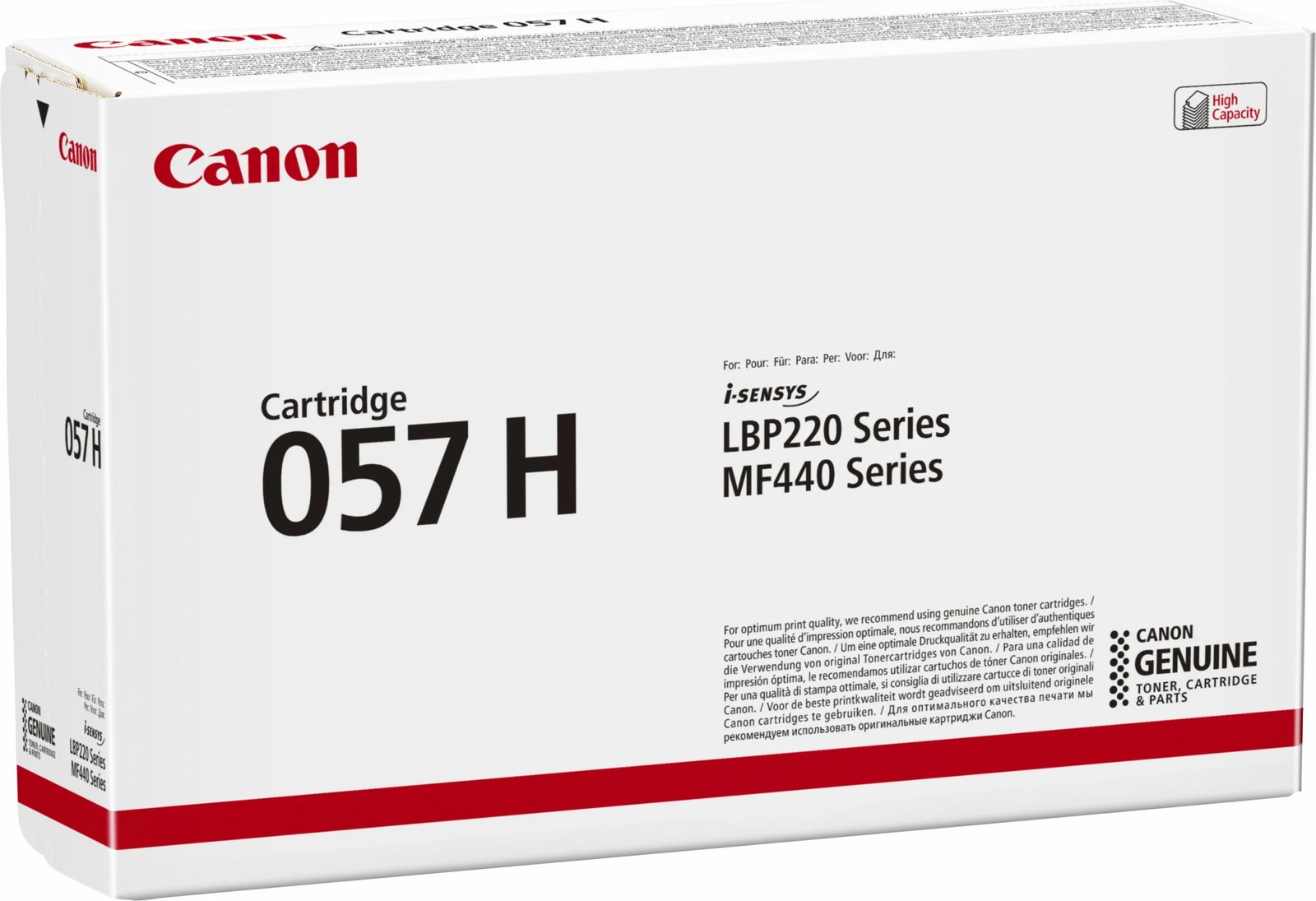 Toner Canon 057H, 10000 faqe, i zi Toner Canon 057H, 10000 faqe, i zi