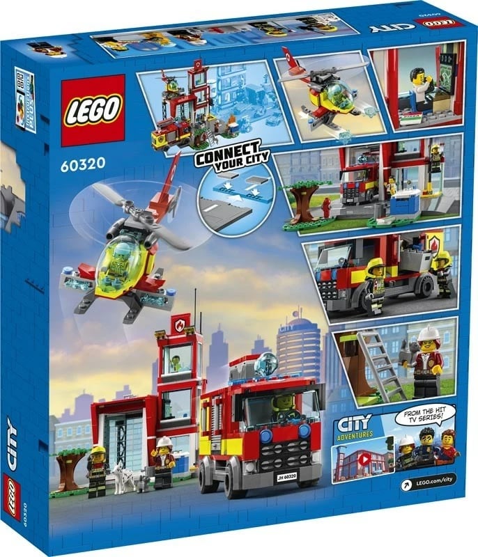 Lodër për fëmijë LEGO City, zjarrëfikës