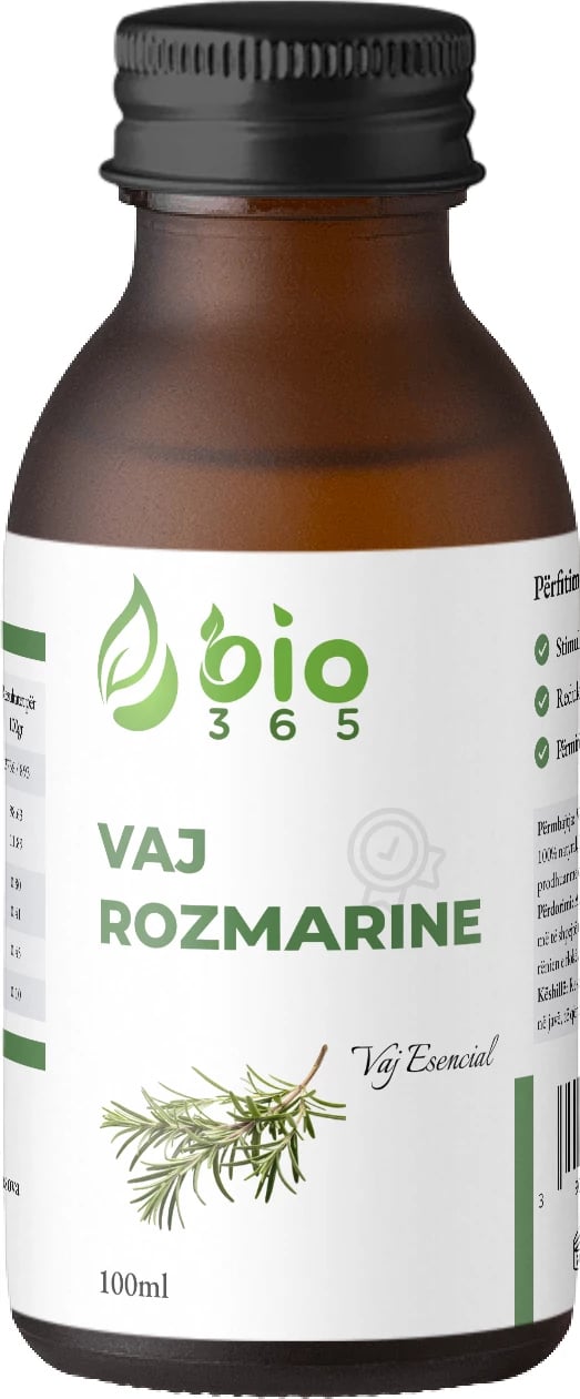 Vaj esencial Rozmarine Bio365, 100 ml
