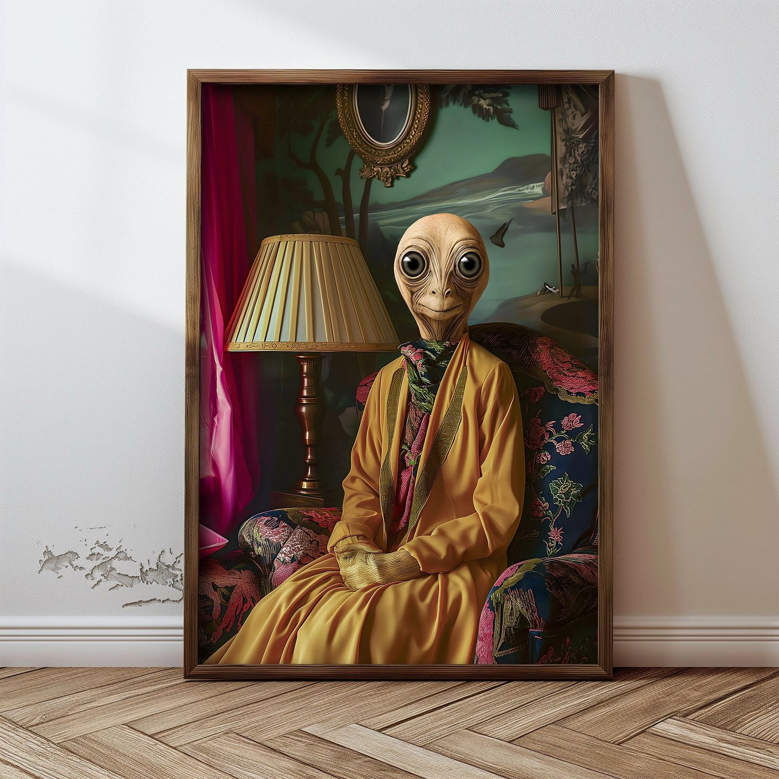 Pikturë dekorative me kornizë, MDF, Wallity, GE241-L