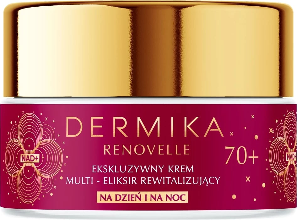 Krem fytyre revitalizues Dermika Renovelle Exclusive Multi-Elixir 70+ për femra, 50ml