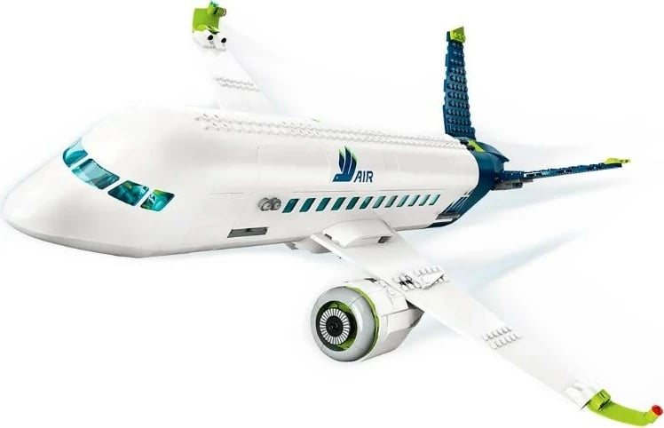 Set blloqe LEGO City 60367 Passenger Airplane, 913 pjesë, i bardhë/blu