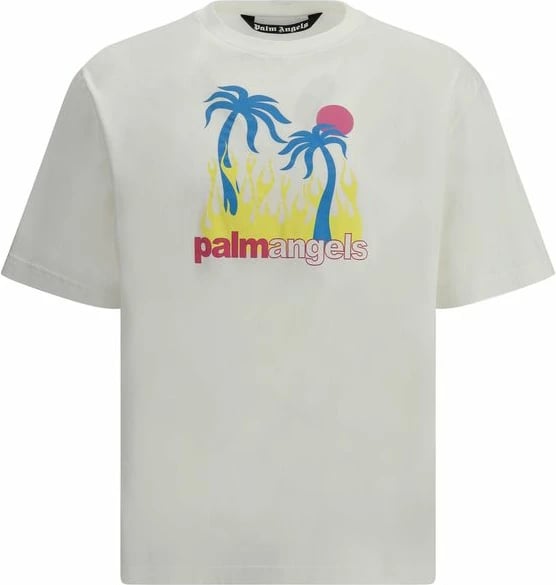 Maicë për meshkuj Palm Angels, e bardhë