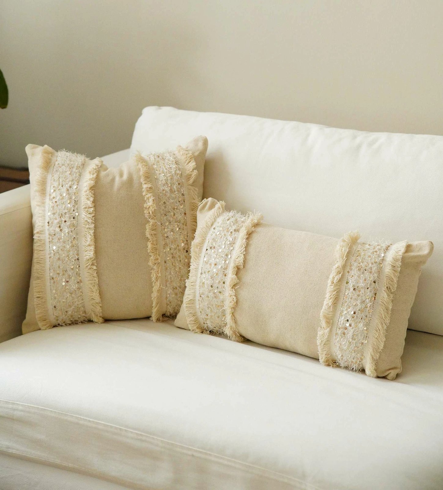 Jastëk mbulesë, ngjyrë bezhë, Evila Originals, KET002, 30x50cm