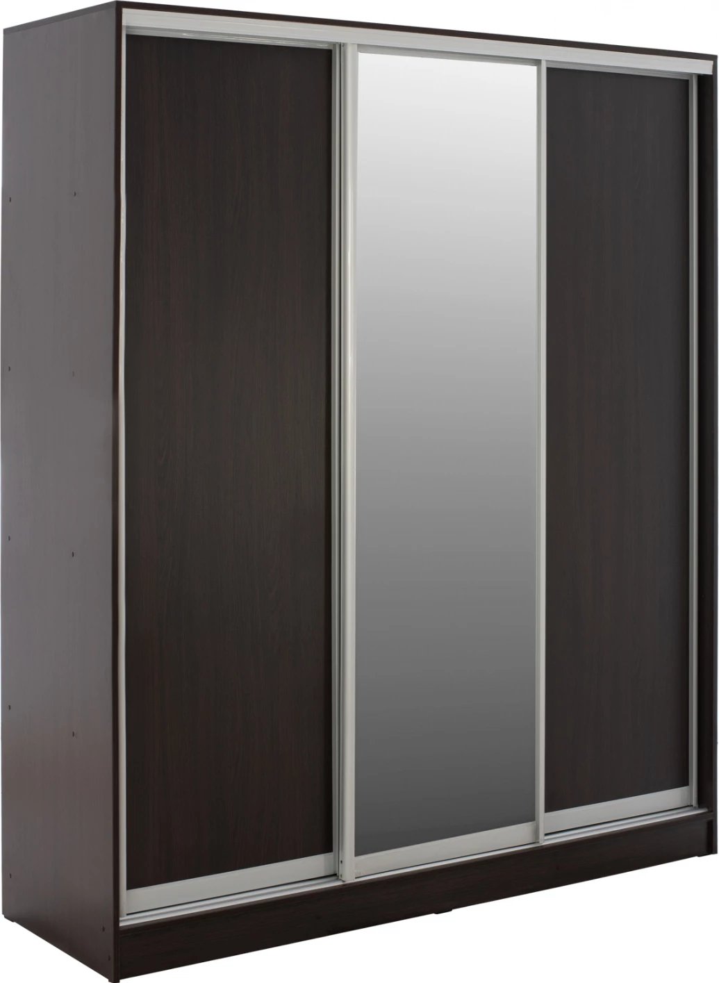 Dollap me dyer rrëshqitëse, ngjyrë wenge, FH2461.02, 183x60x220 cm
