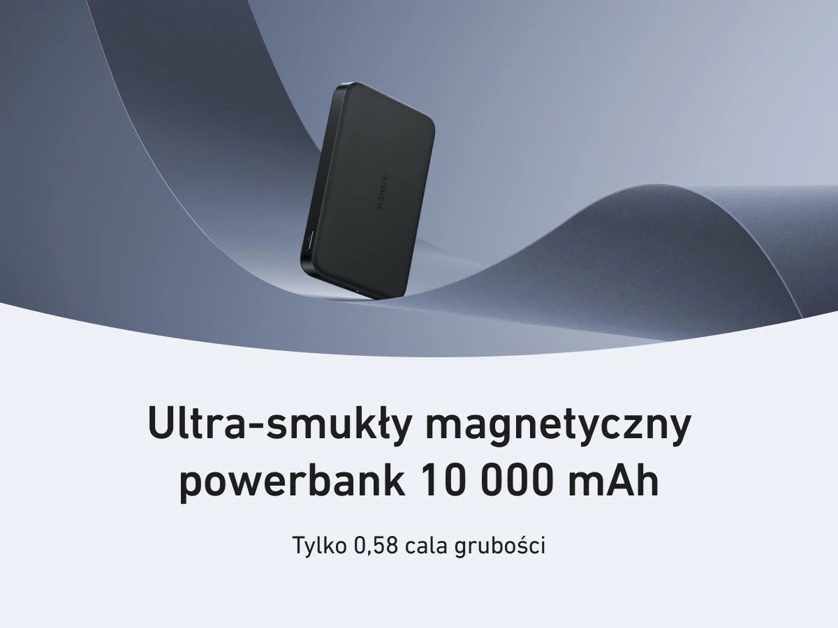 Powerbank me valë Anker MagGo A1664H11, 10000mAh, USB-C, iPhone 12–15, e zezë