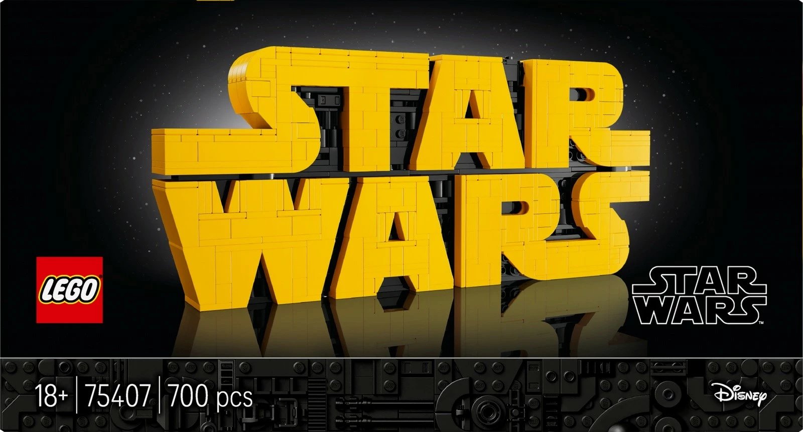 Set LEGO Star Wars 75407, 700 pjesë, logo 3D, e verdhë