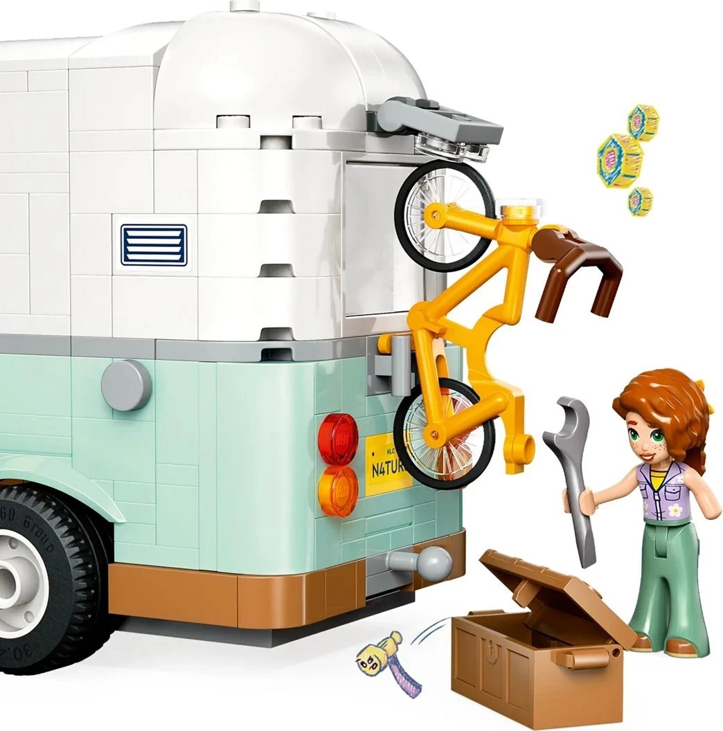 Set LEGO FRIENDS 42663, Kamper Aventurë, 3 minifigura