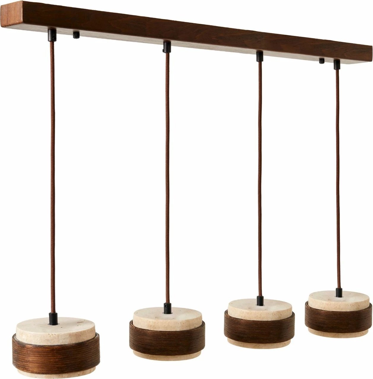 Llambë tavani Opviq Lover D, dru arre, bezhë