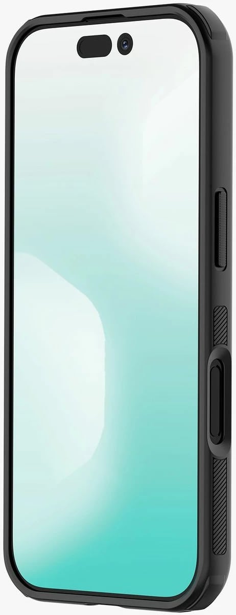 Mbështjellës Nillkin Super Frosted Shield Pro Magnetic për iPhone 17, MagSafe, Gjysmë-transparent, i zi