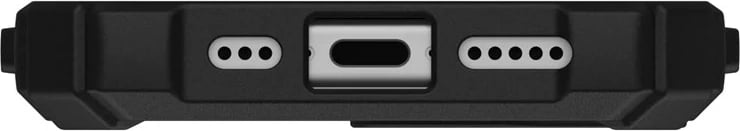 Mbështjellës Urban Armor Gear Plasma XTE për celular, për Apple, 6.1", TPU, zi-portokalli