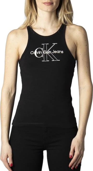 Maicë për femra Calvin Klein Jeans, e zezë