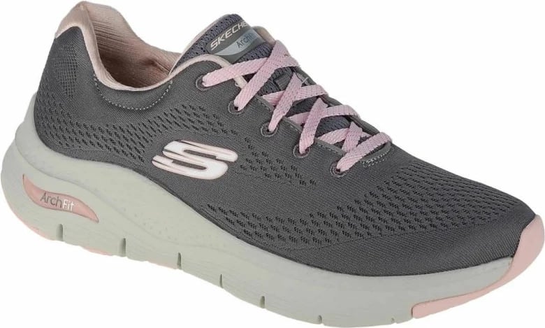 Atlete femra Skechers, të hirtë