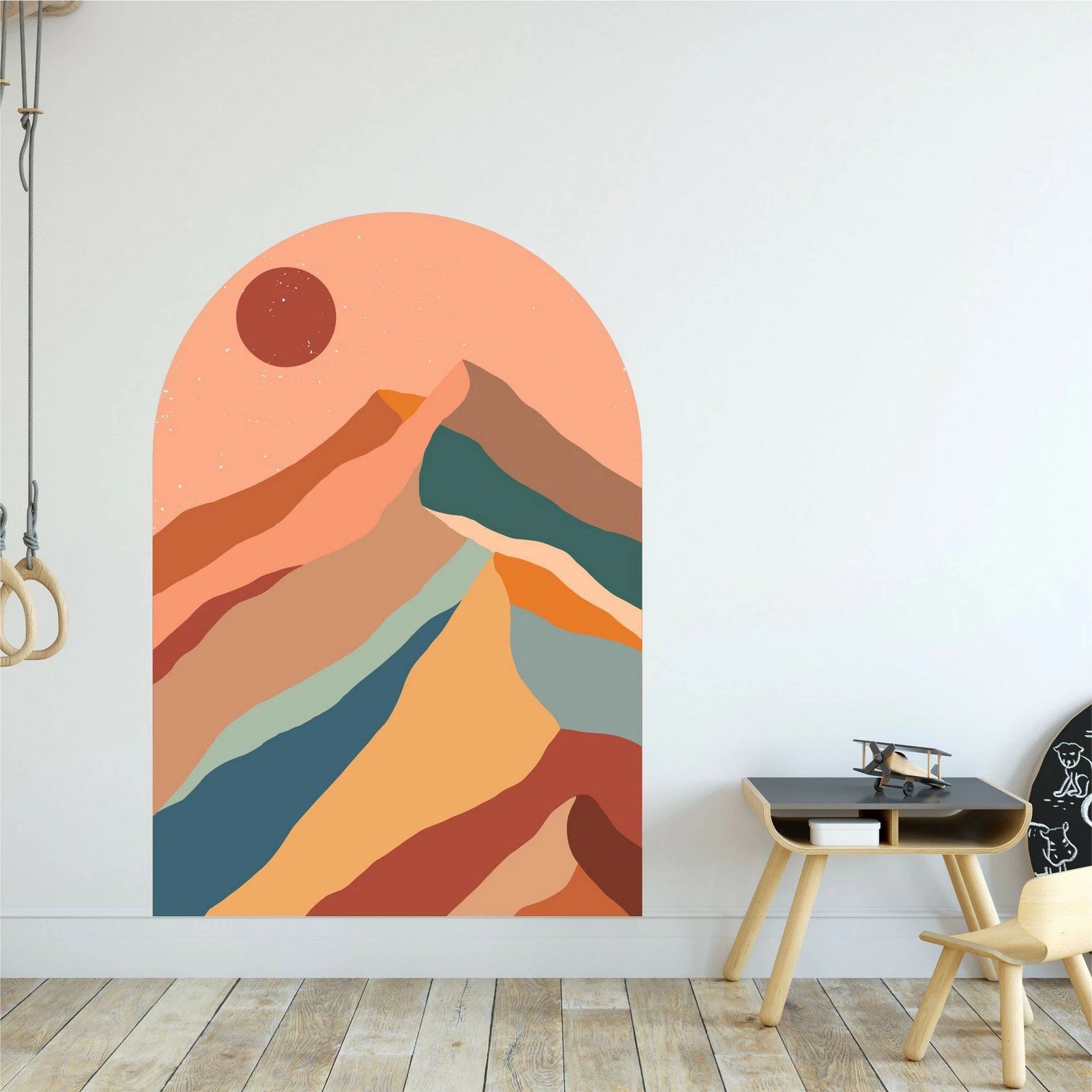 Sticker dekorativ për mur, shumëngjyrësh, Wallity, MB-00115, 70x100cm