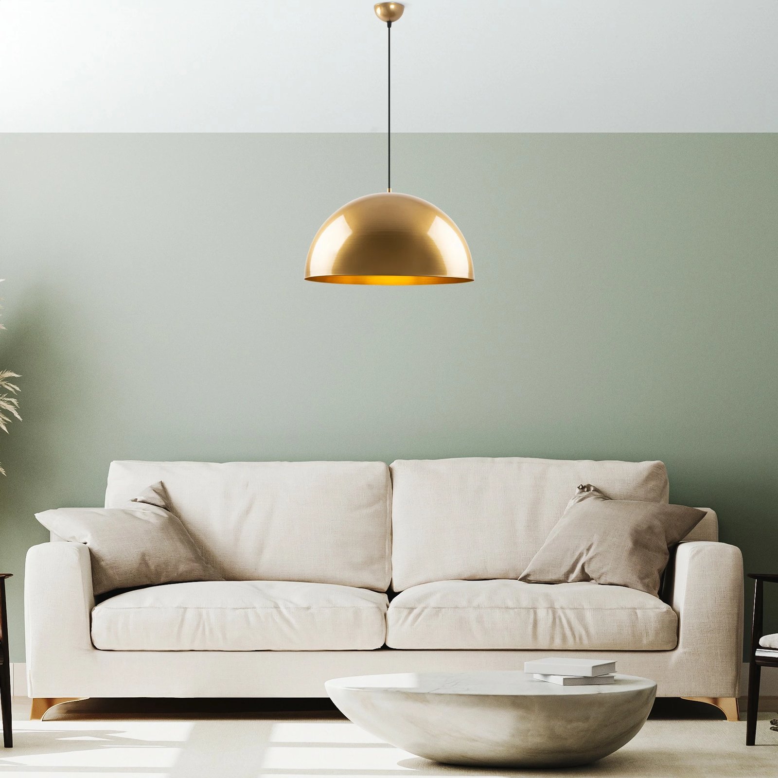 Llambë tavani Opviq, Kure, ngjyrë ari, 50x50x121 cm Llambë tavani Opviq, Kure, ngjyrë ari, 50x50x121 cm