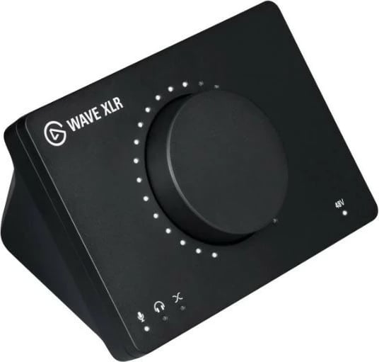 Interfacsë audio për mikrofon, Elgato Wave XLR (10MAG9901), USB-C, 20–20000 Hz, 48V, e zezë