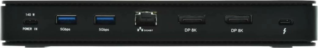 Kasë dokimi i-tec Thunderbolt4 TB4DUALDPDOCKPDPRO, 7x USB, 2x Display, 2.5GLAN, 92W, e zezë