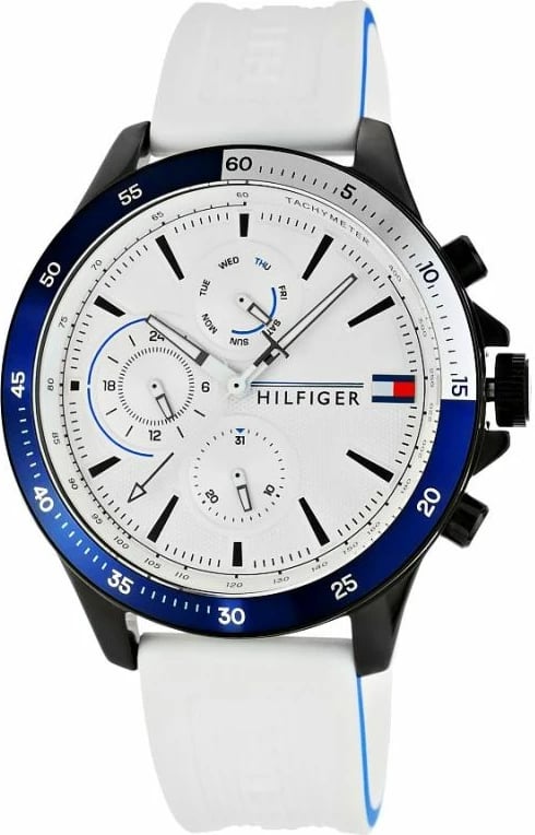 Orë dore meshkuj Tommy Hilfiger 1791723, e bardhë