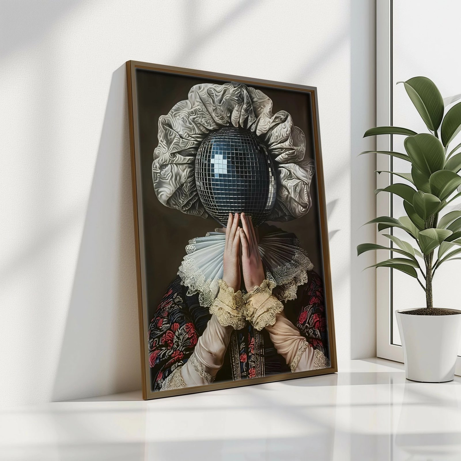 Pikturë dekorative me kornizë MDF, shumëngjyrëshe, GE130-L