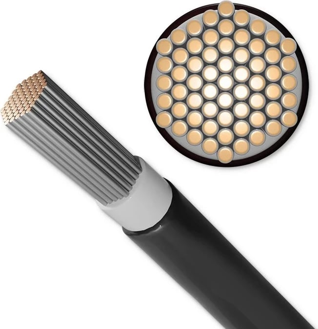Kabllo fotovoltaike Qoltec 53853, 6mm², 100m, e zezë