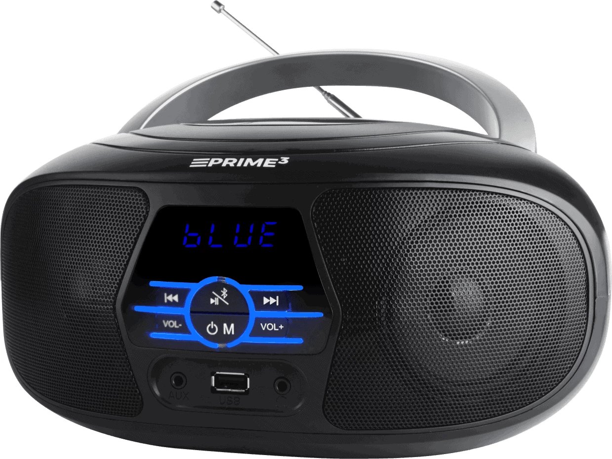 Radio Boombox Portative Bluetooth me FM dhe MP3/WAV/FLAC PRIME3 ABB11BT