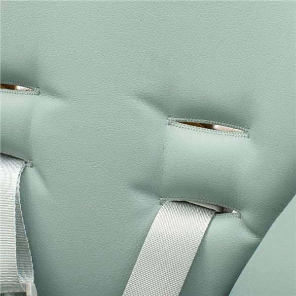 Karrige e lartë për bebe, New Baby, Muka, 5 nivele lartësie, shpinore 6 pozicione, tabaka dyshe, dusty green