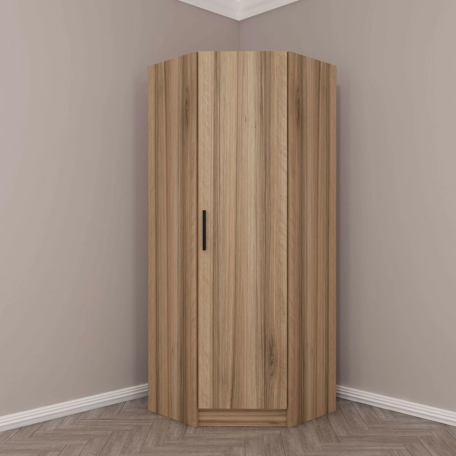 Dollap qosheje, ngjyrë arre, Skye Decor Kale 1, 210cm