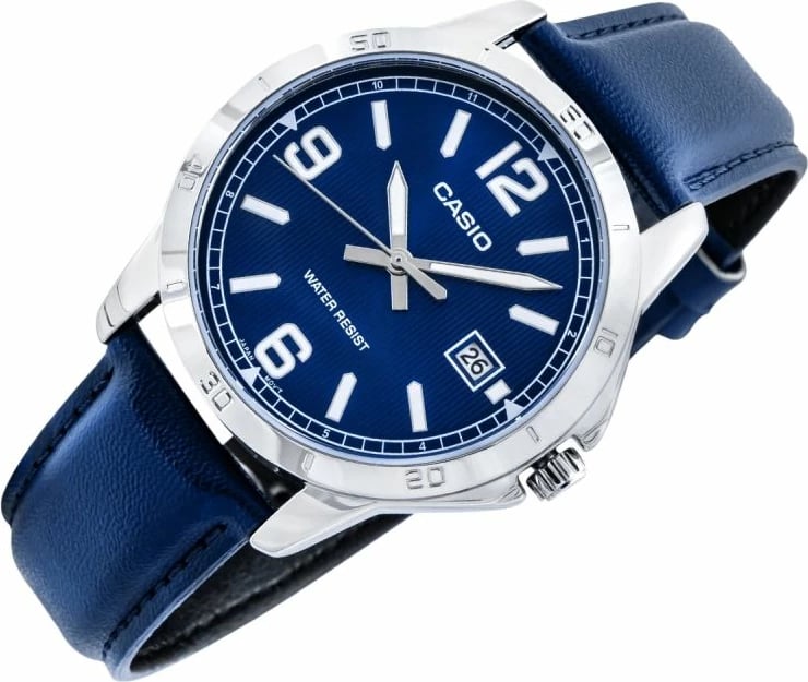 Orë dore për meshkuj CASIO, e kaltër