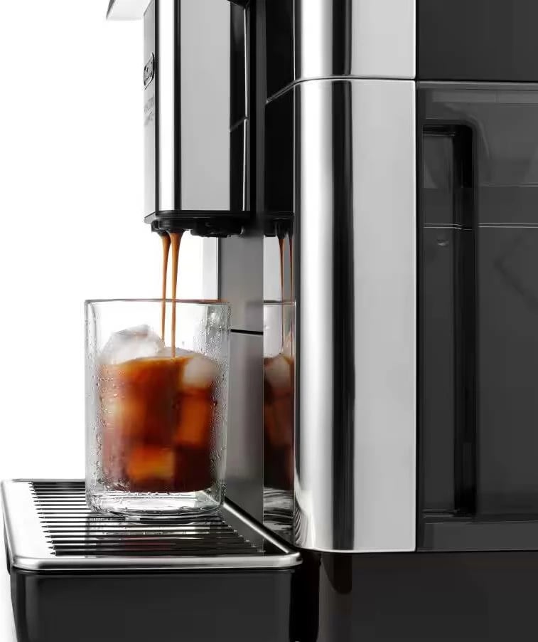 Makineri kafeje DeLonghi PrimaDonna Aromatic ECAM630.75.TSM 19 bar 2.2 L ekran me prekje 5" Cold Brew LatteCrema Titanium