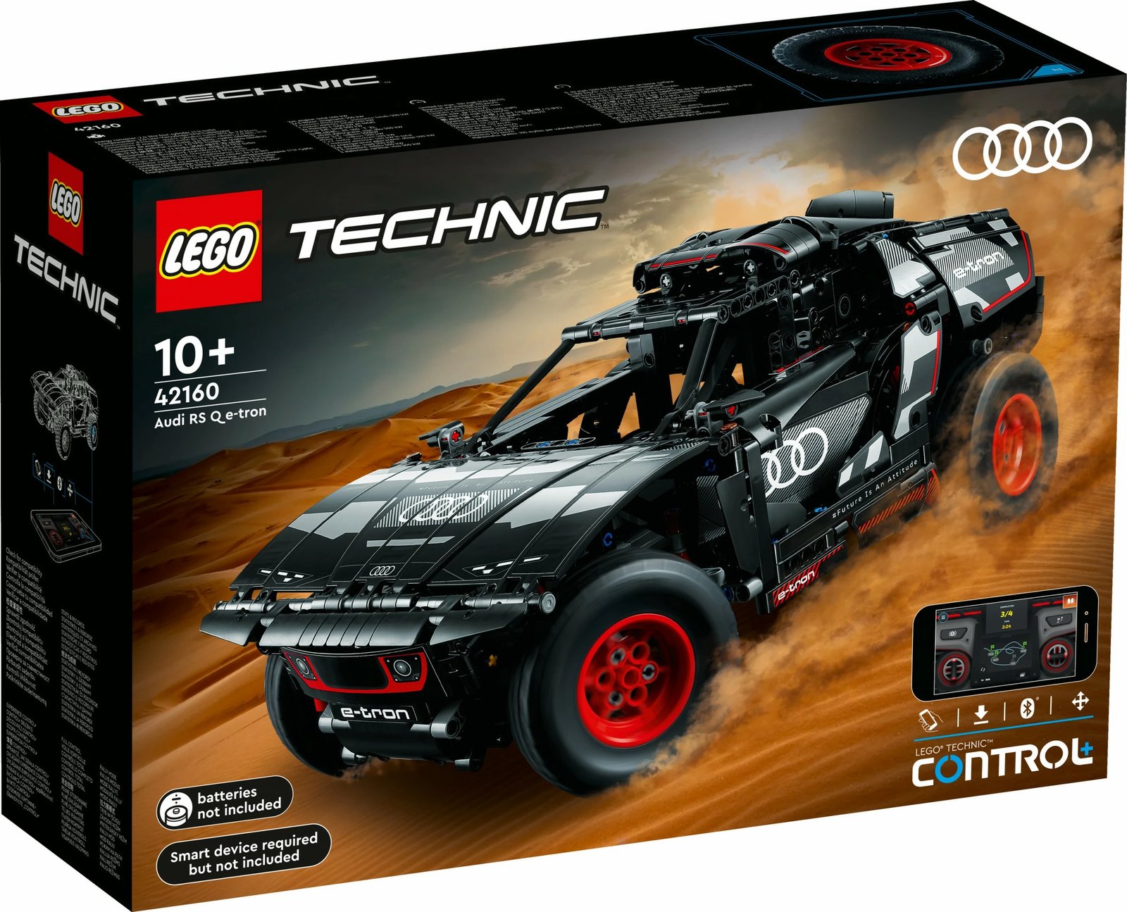 LEGO Technic Audi RS Q e-tron, 914 pjesë, ngjyrë e zezë