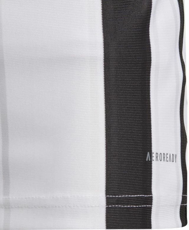 Fanellë futbolli për fëmijë adidas, e bardhë dhe e zezë