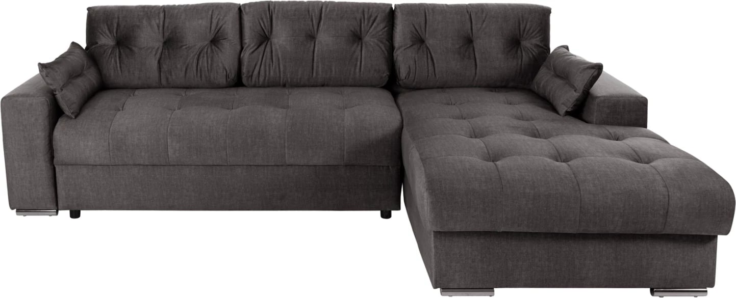 Divan këndor (djathtas) me hapësirë magazinimi CLANCY FH3281.02R pëlhurë antracit 308x181x92H cm