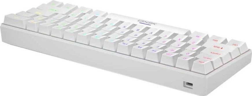 Tastierë mekanike Yaxo Nuxlak Outemu RS, RGB, 61 taste, e bardhë