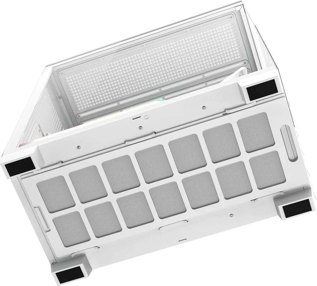 Kasë MODECOM VOLCANO STELLAR PLUS AT-STELLAR-PLUS-NF-0000-20 Midi Tower ATX ARGB Tempered Glass USB-C e bardhë