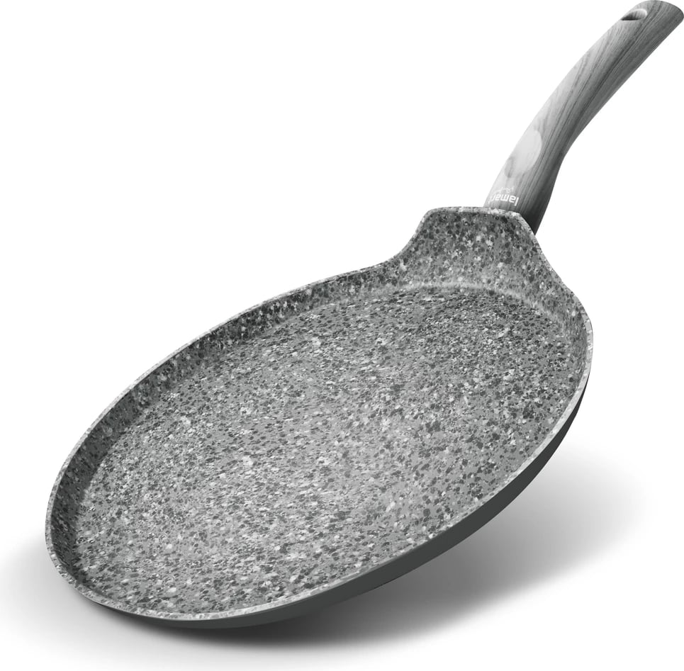 Tigan alumini Lamart Flint LT1190, 28 cm, i hirtë