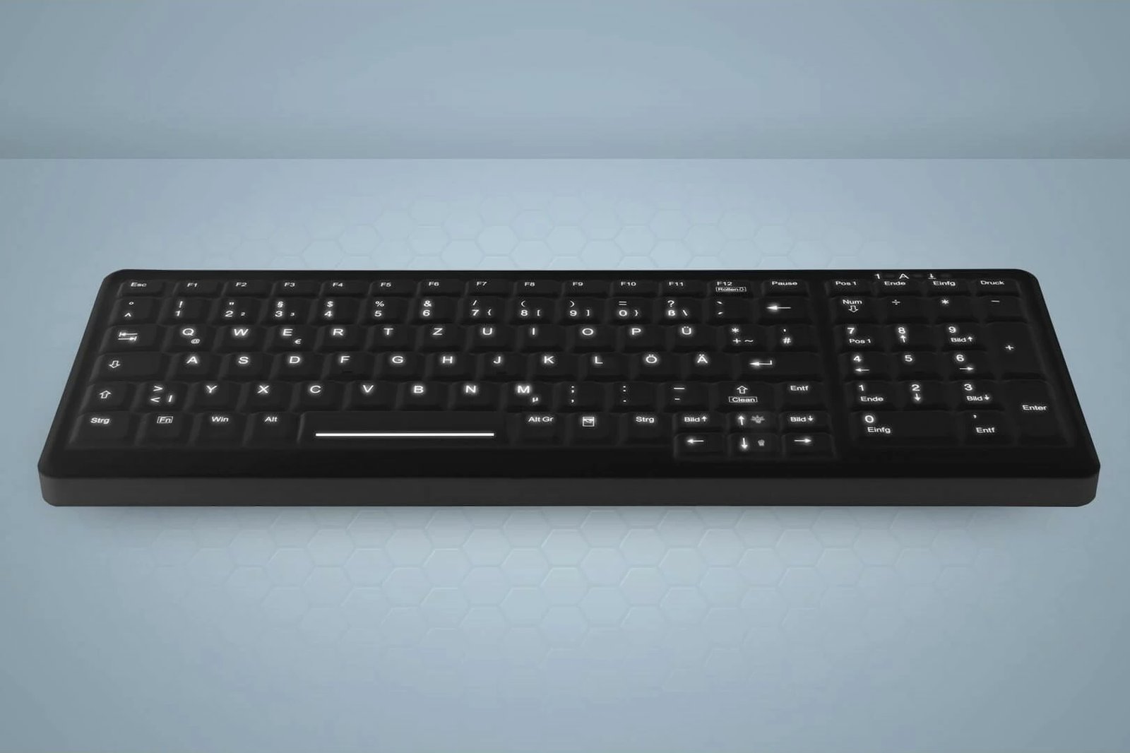 Tastierë Cherry Active Key AK-C7000, Wired, USB, QWERTZ, Ngjyrë e zezë