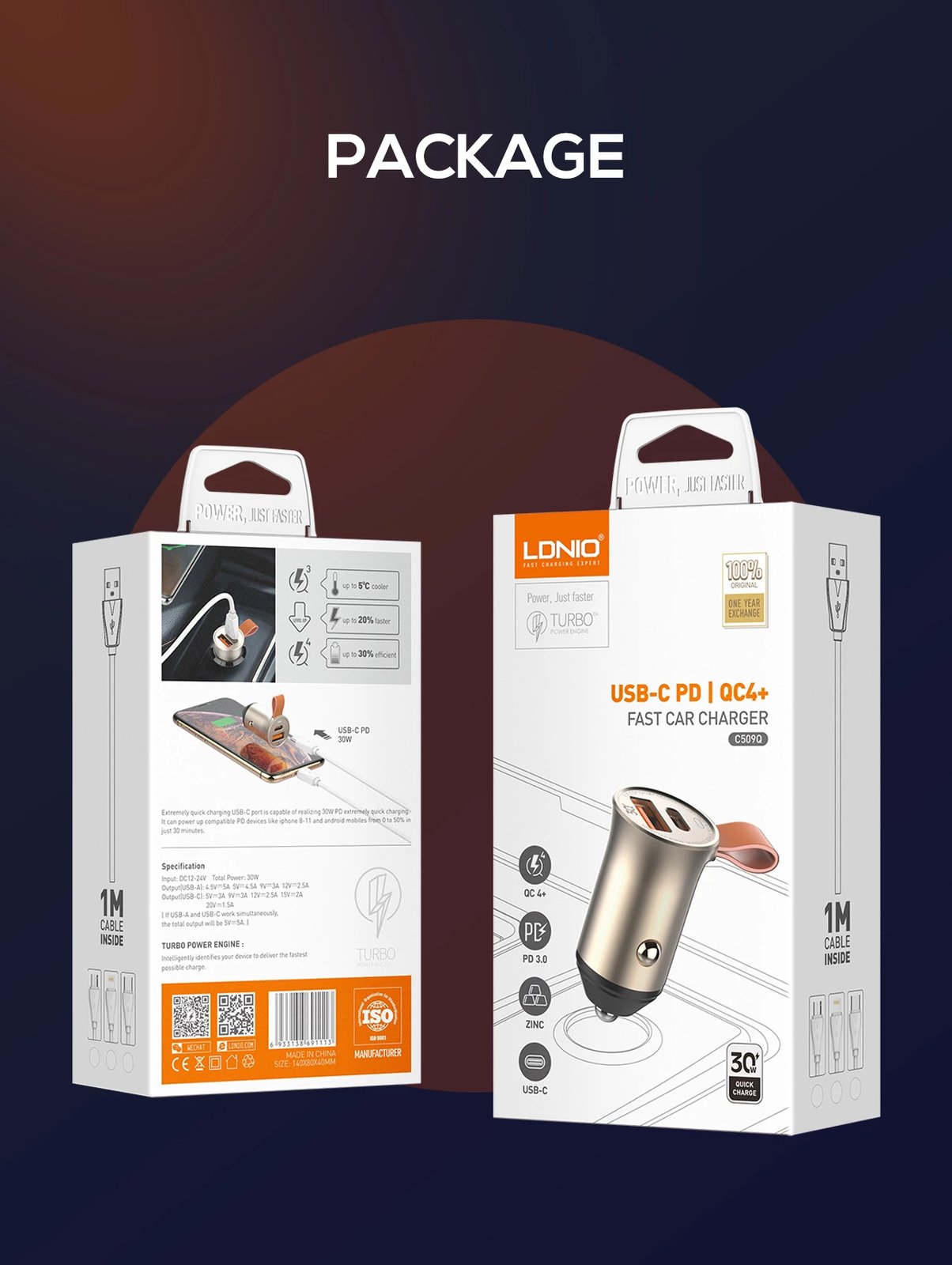 Karikues Për Veturë LDNIO C509Q (Ari) Karikues Për Veturë LDNIO C509Q (Ari)