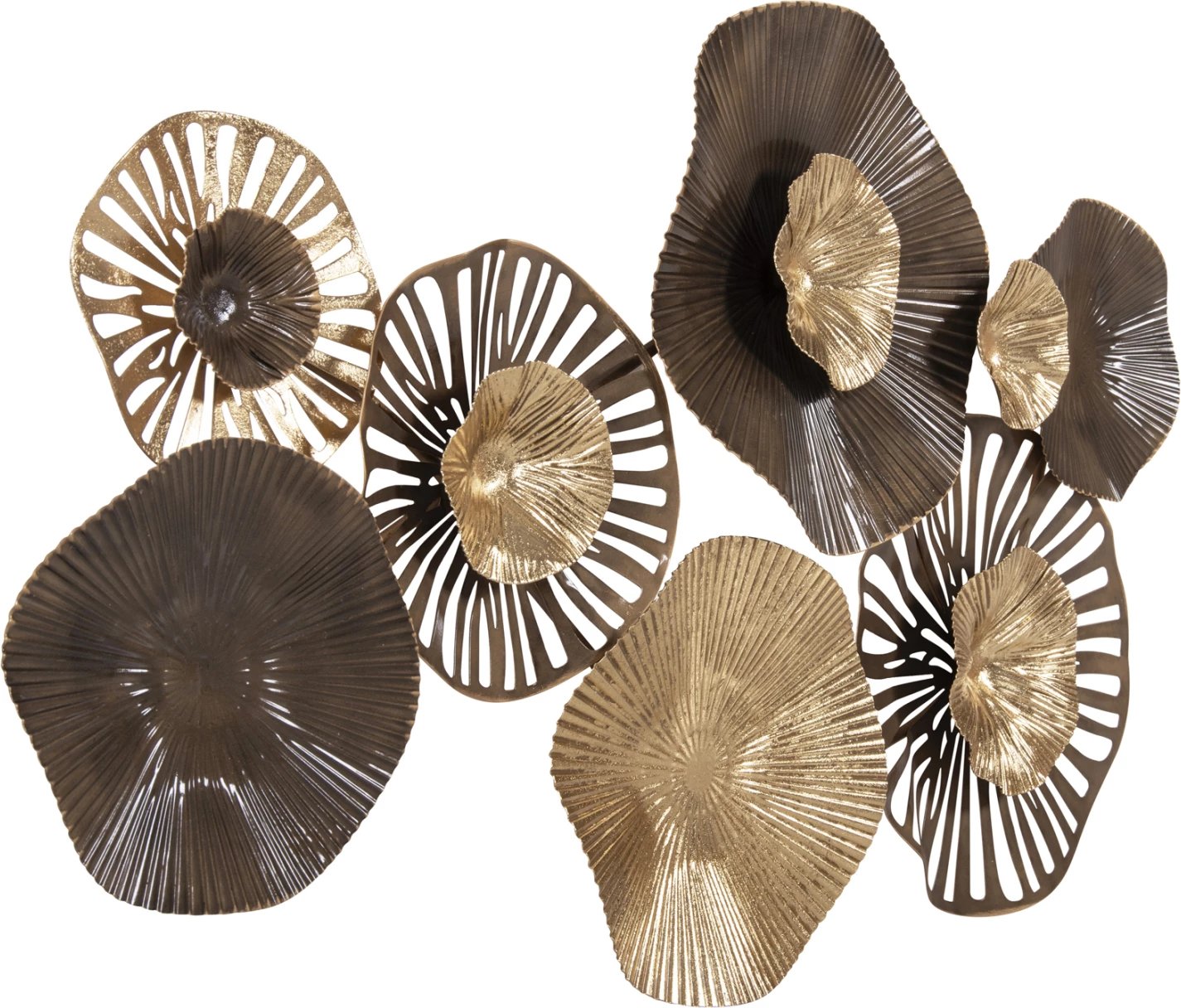 Dekor muri prej metali, ngjyra toke, FH4199, 83x48cm