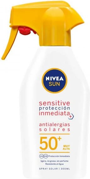 Spray për diell Nivea Sensitive F50 Pistola unisex 300ml