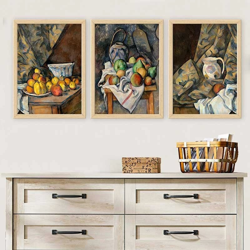 Pikturë dekorative me kornizë (3 copë), Wallity, 3NTC_UN2035470 _5575