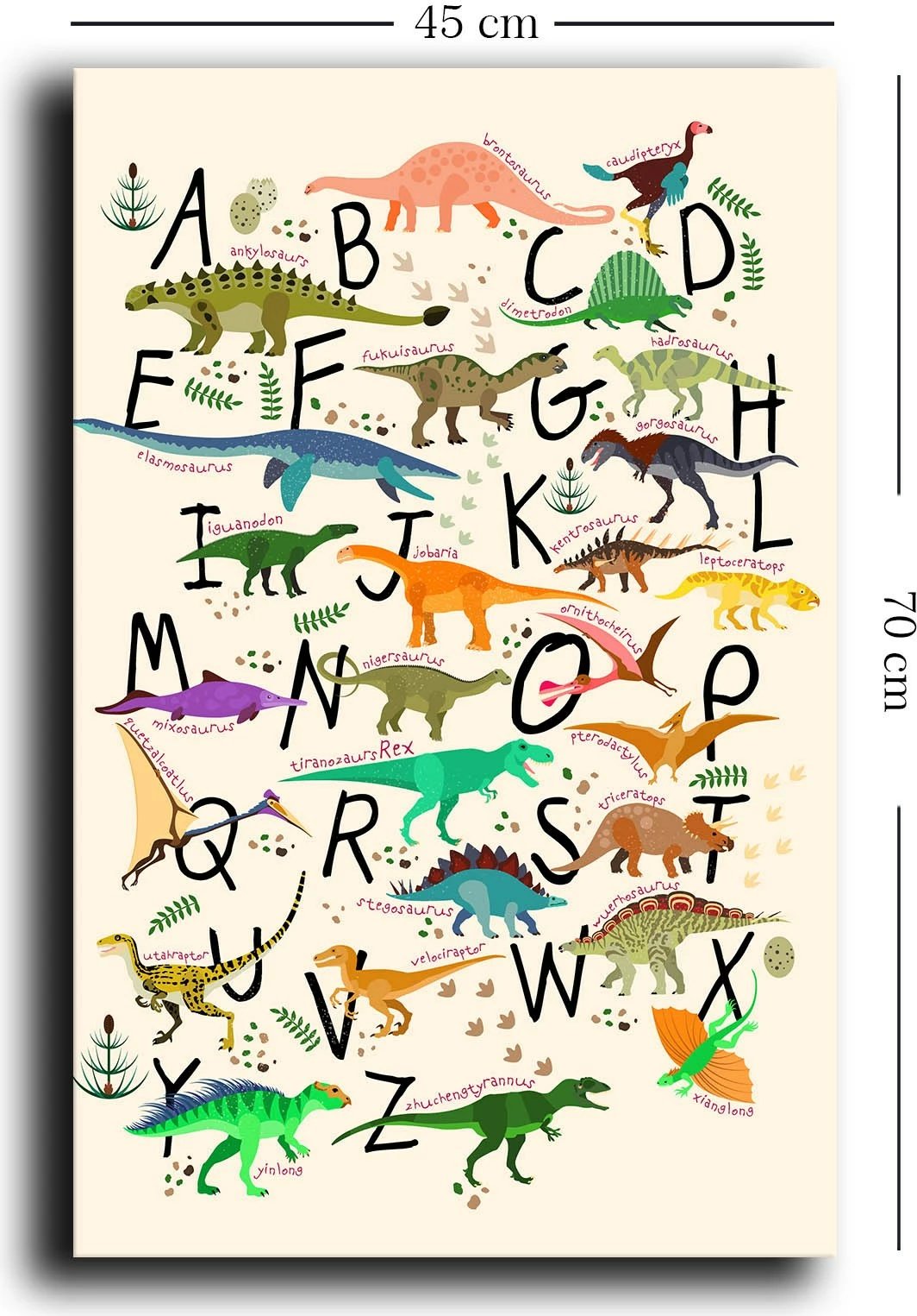 Pikturë dekorative në kanavacë, Wallity, shumëngjyrëshe, 45x70cm