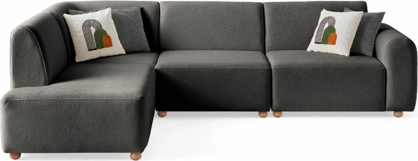 Këndare S-Loft majtas, ngjyrë antracit, Atelier del Sofa