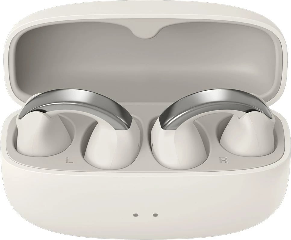 Kufje JVC HA-NP1TW, TWS earcuff, open-back, të bardha