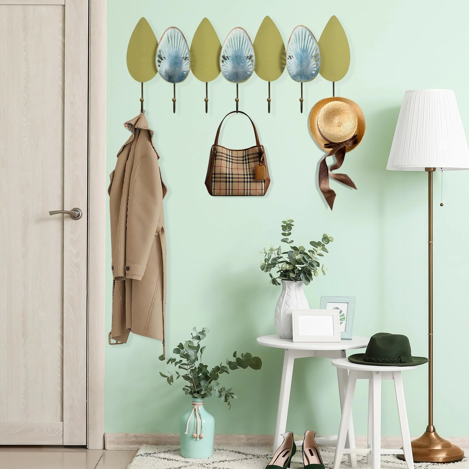 Varëse muri metalike, shumëngjyrëshe, Wallity Gonca, 58.5x22.5cm