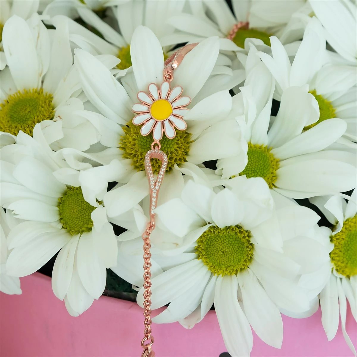 Byzylyk argjendi, ngjyrë rozë e artë, Jumeon, NRZ99104