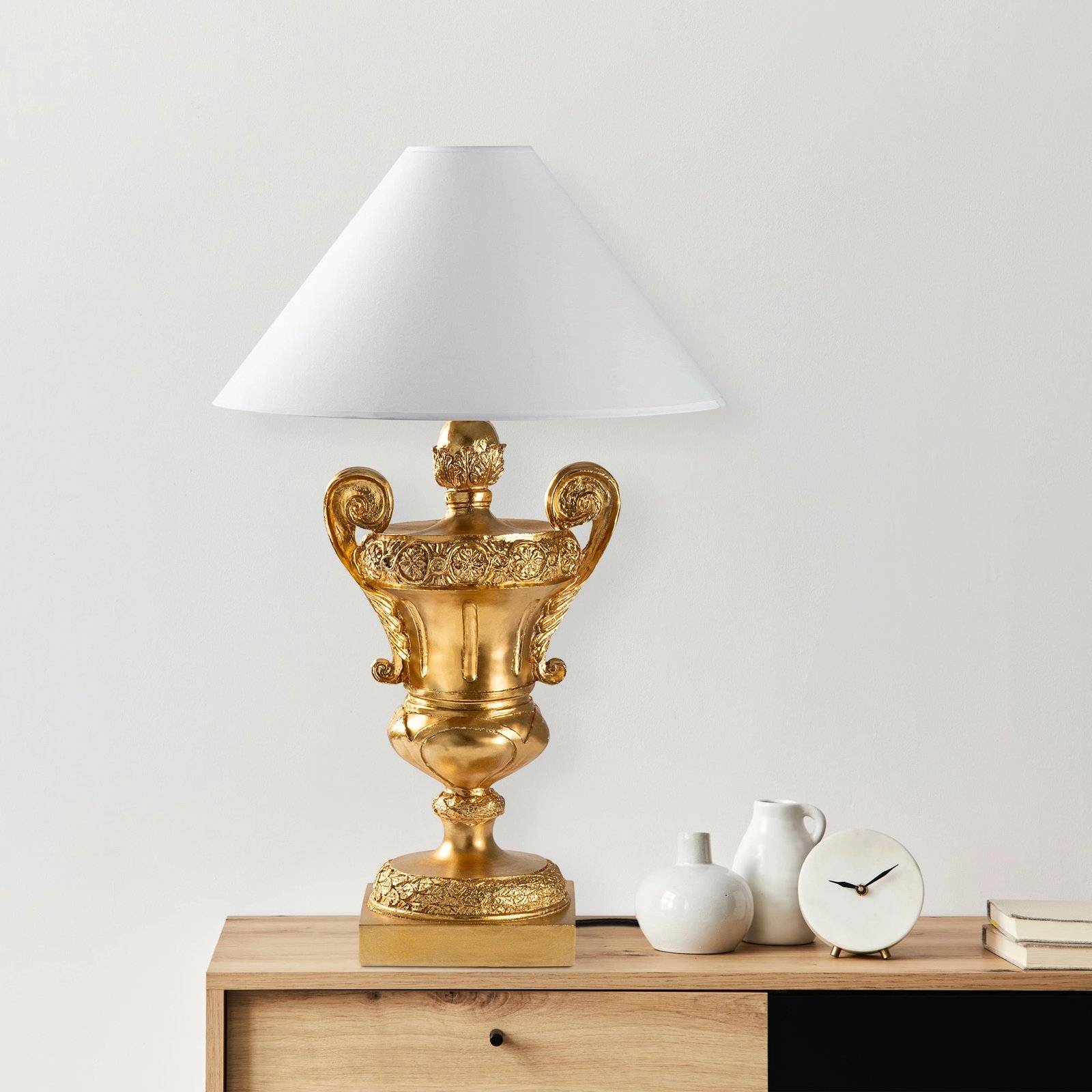 Llambë tavoline Opviq, ELEGANZE-5335, ngjyrë ari