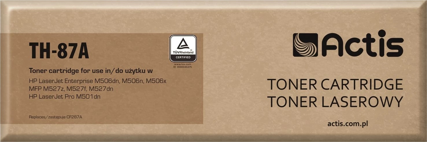Toner ACTIS TH-87A për HP 87A CF287A, i ri