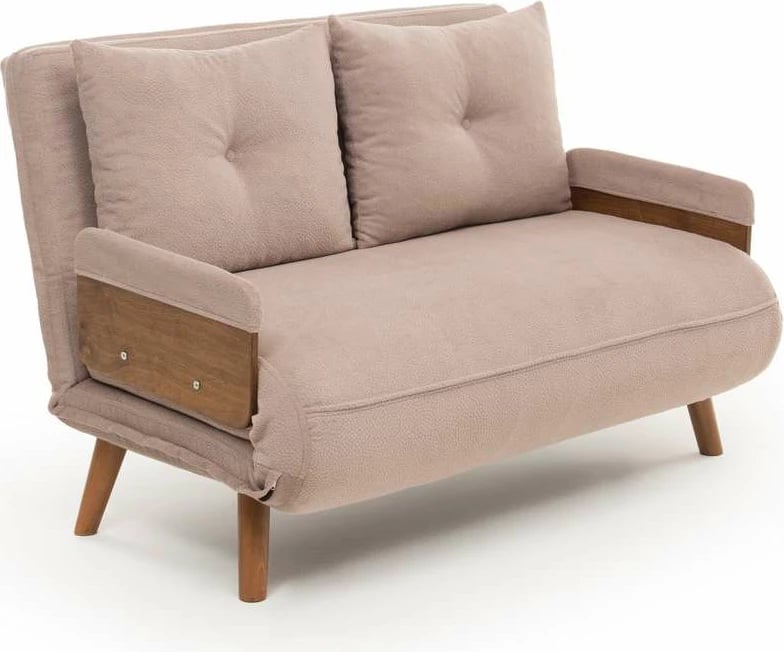 Divan-krevat dy ulëshe, Cosmo, ngjyrë mink, Atelier del Sofa Divan-krevat dy ulëshe, Cosmo, ngjyrë mink, Atelier del Sofa